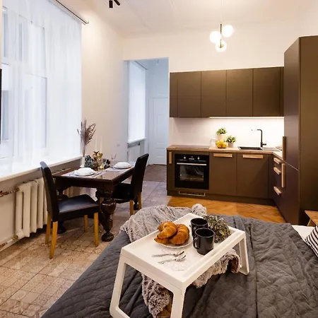 Aparthotel Brivibas House Design In City Center Riga
